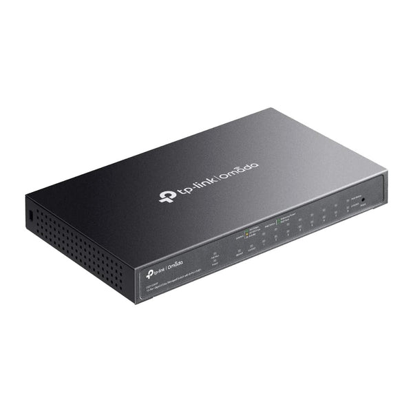 TP-Link Omada ES210GMP | 10-port Gigabit PoE+ switch | 123W budget