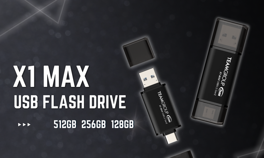 TEAM X1 | USB flash drive | 64GB USB 3.2 Gen 1 | USB-C and USB-A