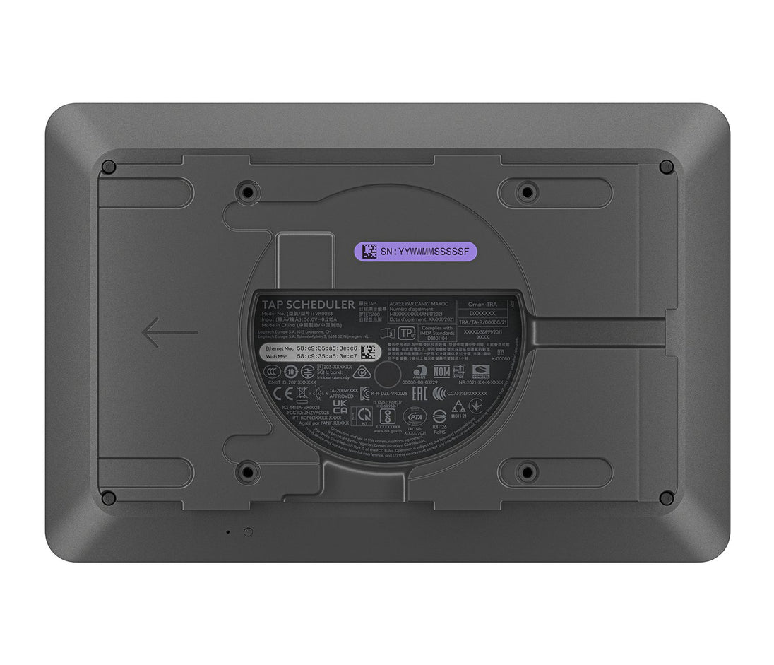 Logitech Tap Scheduler | Room scheduling panel | 10.1-inch touchscreen