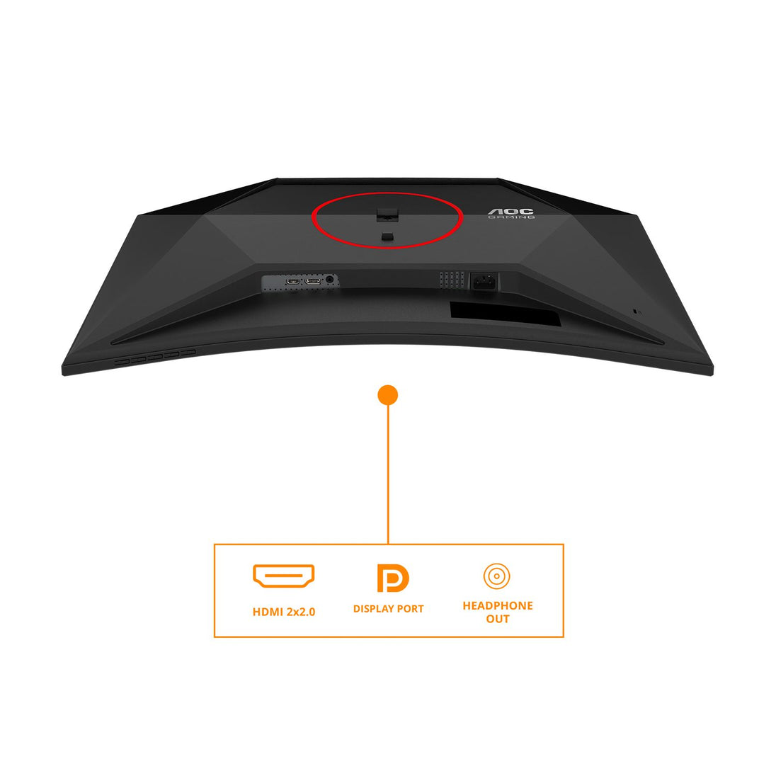 AOC C32G4Z | Curved gaming monitor | 31.5 inch FHD 260Hz | Black and red