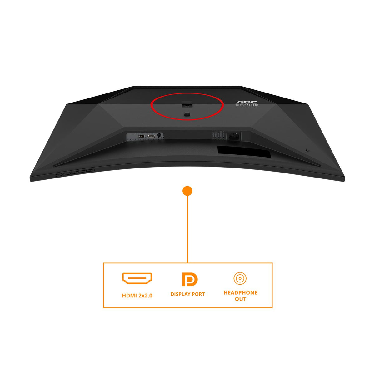 AOC C32G4Z | Curved gaming monitor | 31.5 inch FHD 260Hz | Black and red