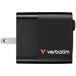 Verbatim GaN Wall Charger 65W | 2 ports | Black