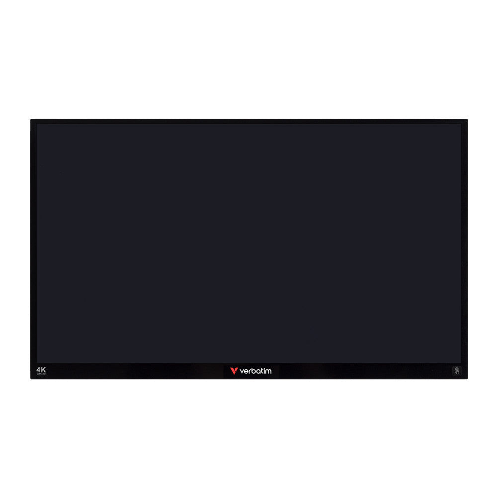 Verbatim PMT-15-4K | Portable touchscreen monitor | 15.6in 4K UHD | Black