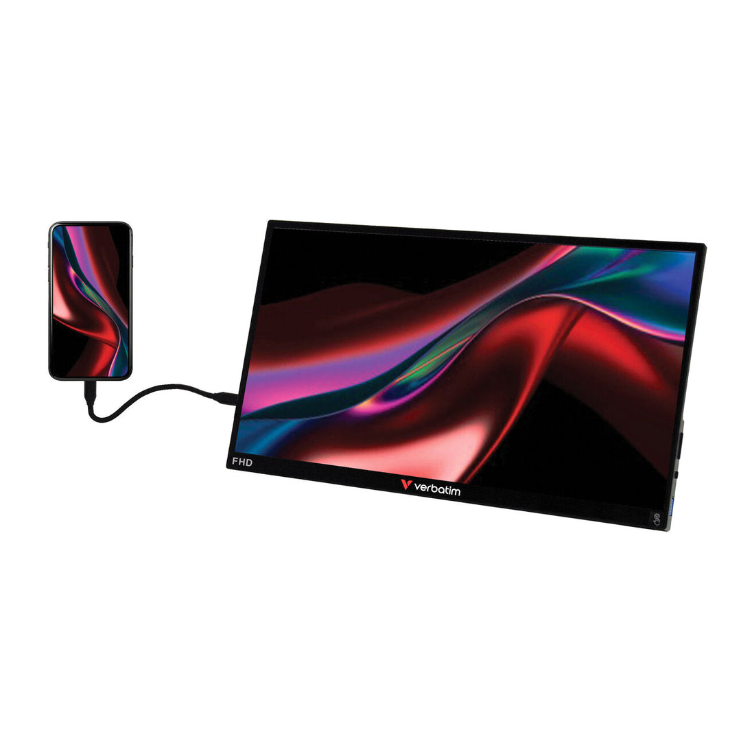 Verbatim PMT-15 | Portable touchscreen monitor | 15.6-inch Full HD