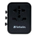 Verbatim UTA-01 | Universal travel adapter | 2 x USB-A 12W | 100–250V
