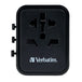 Verbatim UTA-01 | Universal travel adapter | 2 x USB-A 12W | 100–250V