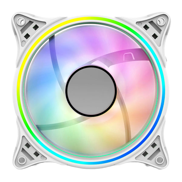 Vida Infinity01 | 120mm case fan | Dual-ring ARGB | White