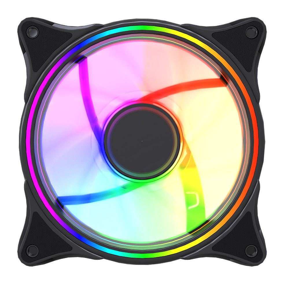 Vida Infinity01 Reverse | 120mm case fan | PWM ARGB | Black