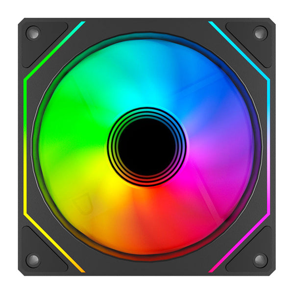 Vida Infinity02 Reverse | 120mm case fan | PWM ARGB | Black