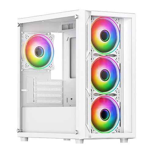 VIDA Lucid | Micro-ATX PC case | ARGB fans | White