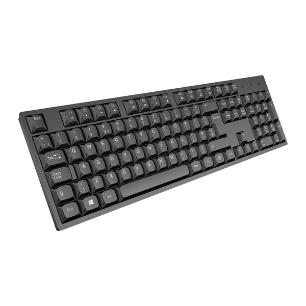 Vida Office 2-in-1 | USB Keyboard & Mouse Kit | UK Layout | Black