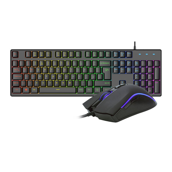 Vida Rebel 2-in-1 | USB Keyboard & Mouse Kit | RGB | Black