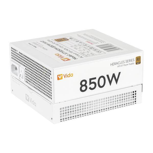 Vida Heracles | ATX 3.1 power supply | 850W | 80 PLUS Bronze | White