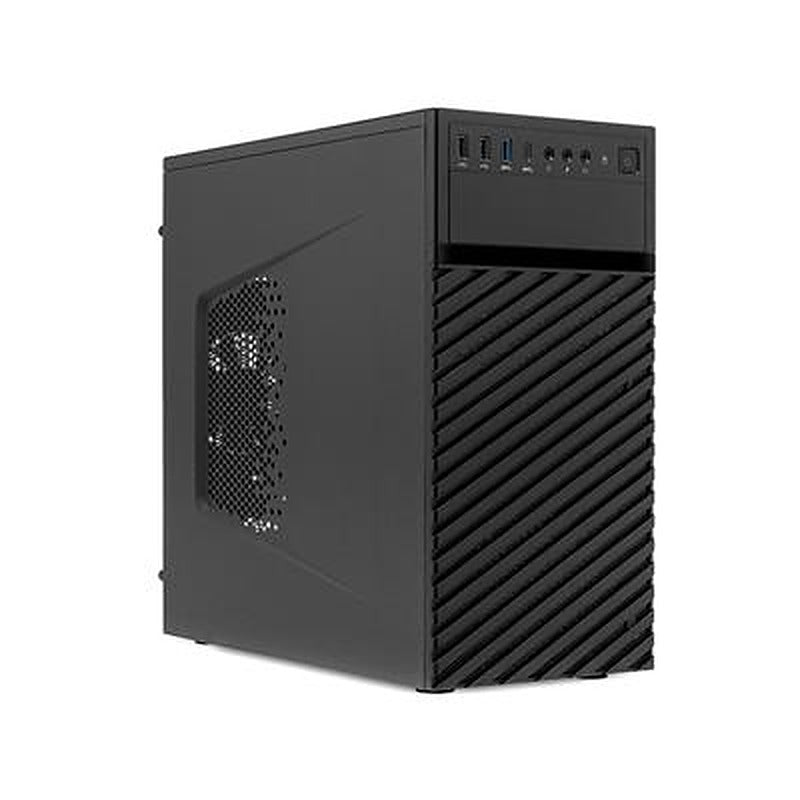 Vortex LP-200702 | Micro ATX mini tower case | USB-C front port | Black