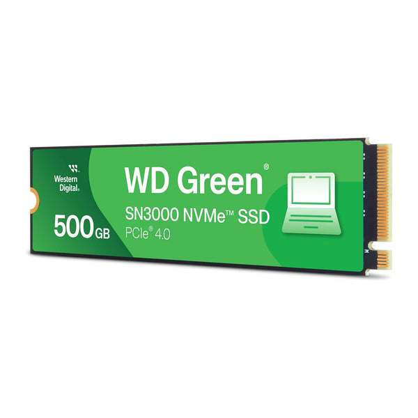WD Green SN3000 | M.2 NVMe SSD | 500GB PCIe Gen4 x4 | 5000MB/s read