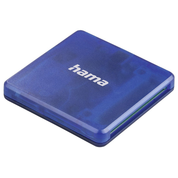 Hama 00124131 | USB 2.0 multi card reader | SD microSD and CF | Blue